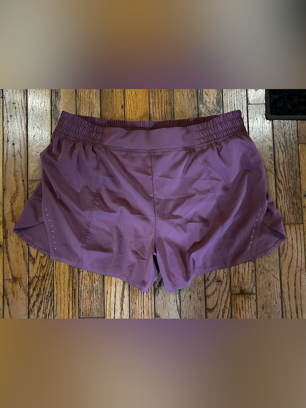 Avia Women’s Seamed Running Shorts Size L 12-14 Wild Ginger NWOT
